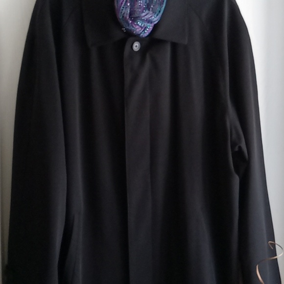 Pronto Uomo | Mens Black Italian Trench Coat - Picture 3 of 10